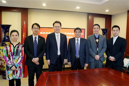 林俊彥校長等一行訪問大陸西安培華學院圖片