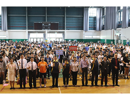 新生熱烈參與107學年度新生入學講習，傳承開大精神與攜手共創未來圖片