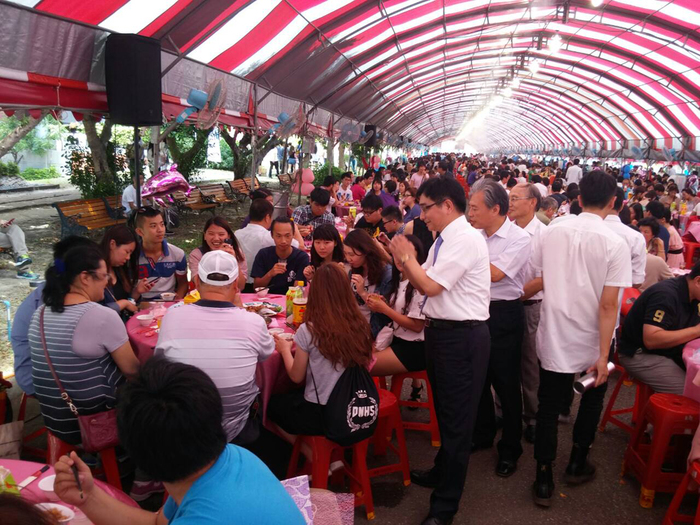開南大學畢典 陽光大道席開350桌圖片