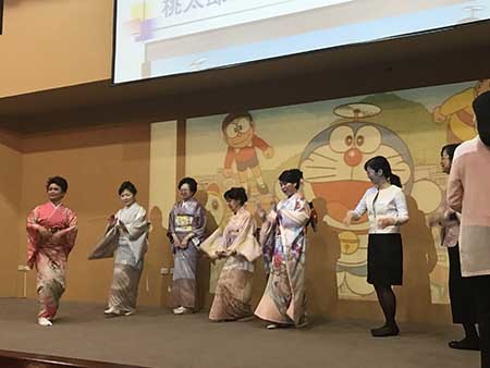 01_開南大學舉辦日本傳統文化日本舞表演圖片