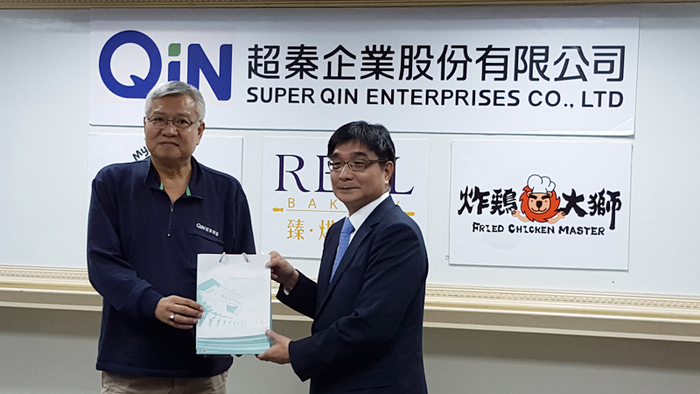 林俊彥校長率領開南大學主管拜訪超秦集團卓元裕董事長圖片