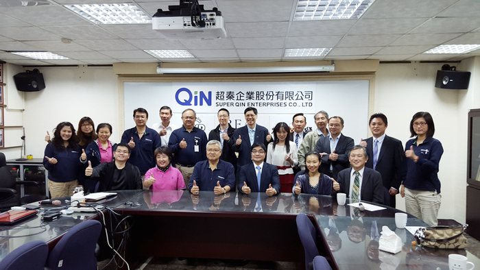 林俊彥校長率領開南大學主管拜訪超秦集團卓元裕董事長圖片