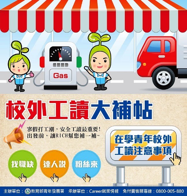 在學青年校外工讀注意事項圖片