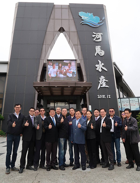 開南大學與河馬水產餐廳產學合作 培養餐飲管理與技術專業人才_河馬水產合影圖片