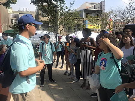 桃園地景藝術節 開南大學協助走向國際化_導覽活動圖片