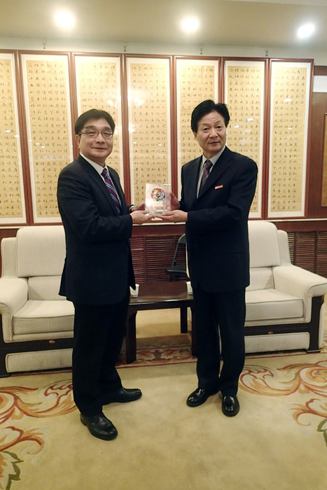 林俊彥校長等一行訪問大陸姊妹校長安大學圖片