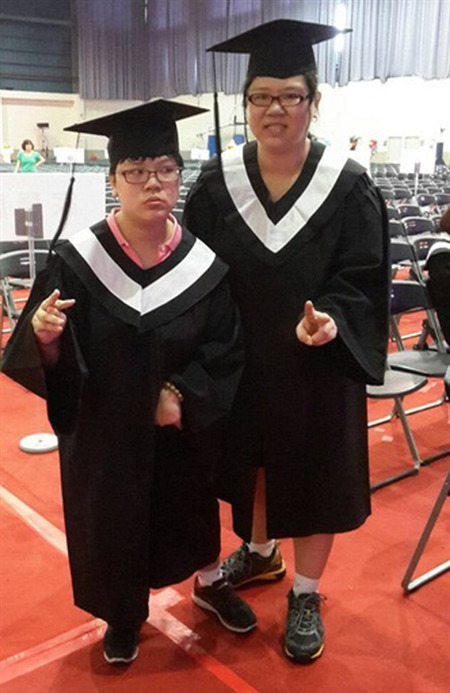 開南大學永世傳愛！健康學院盧美鳳及盧惠雯姊妹齊用大愛與勵志精神，譜出傳世佳話圖片
