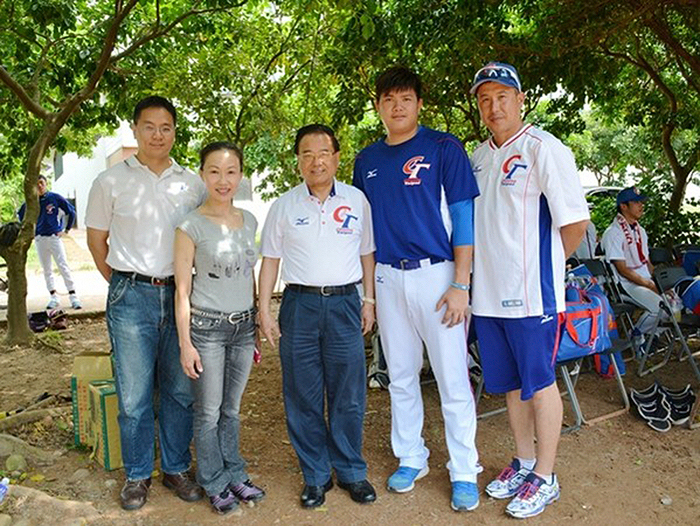 棒協新任理事長　廖正井探班中華培訓隊圖片