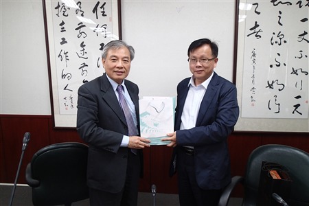 湖北生態工程職業技術學院付秋生黨委副書記等一行貴賓圖片